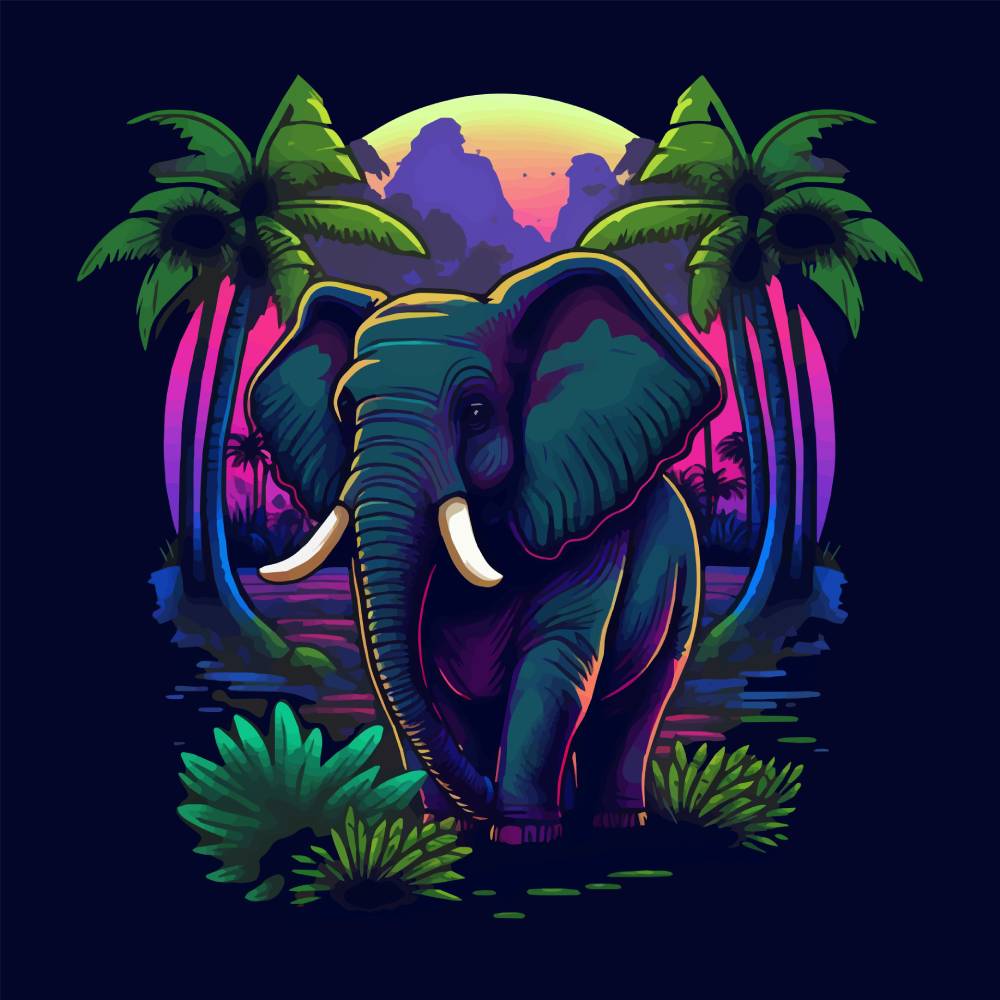 Elephant in Jungle