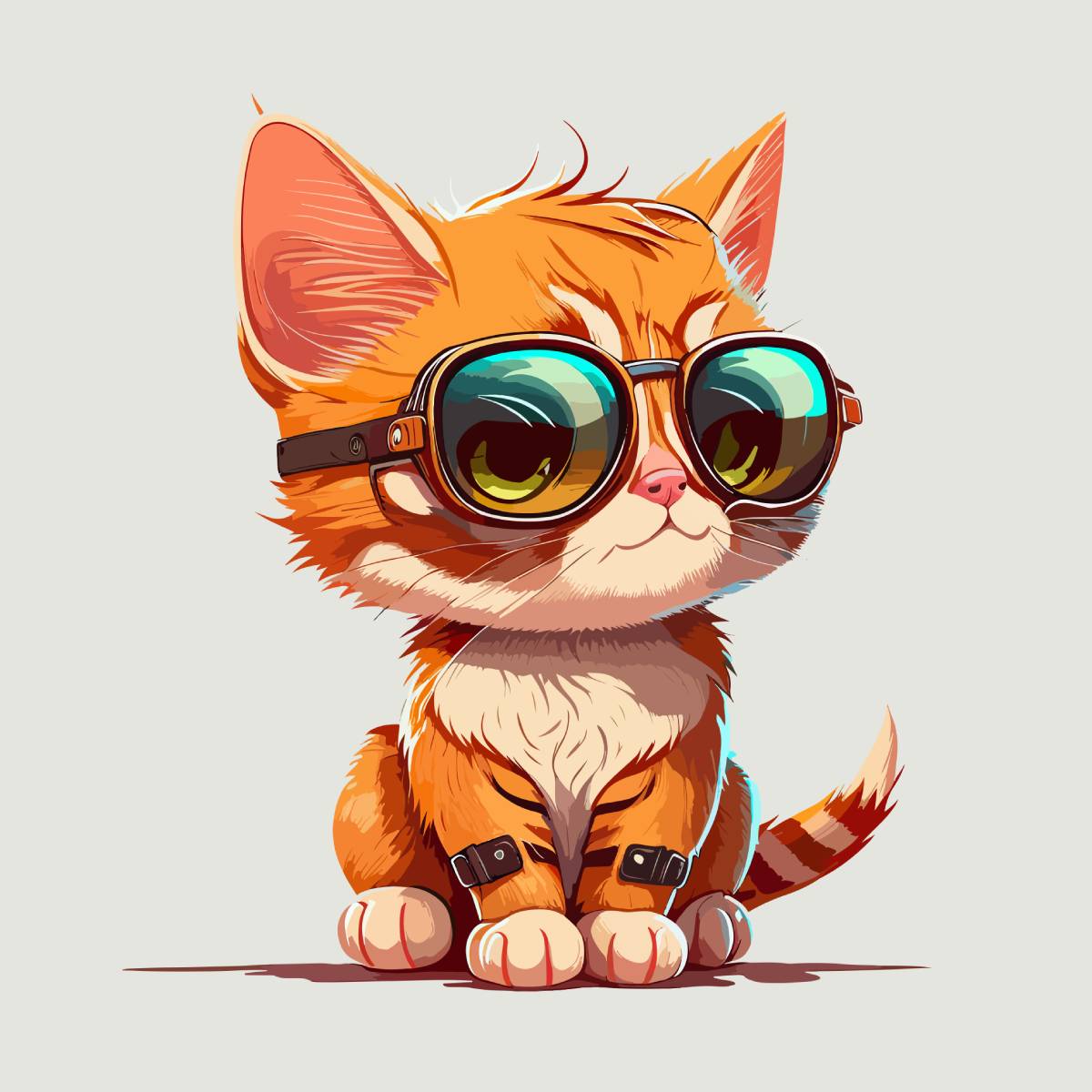 Cat with sunglass