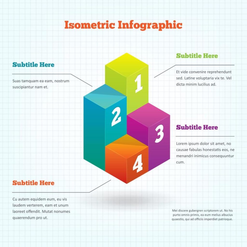 Isometric Infographic Element