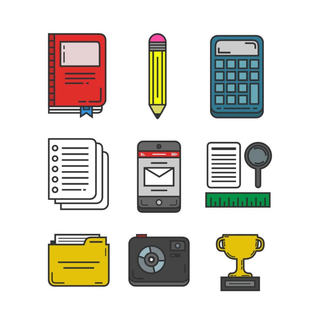 Education and Research Icon Pack