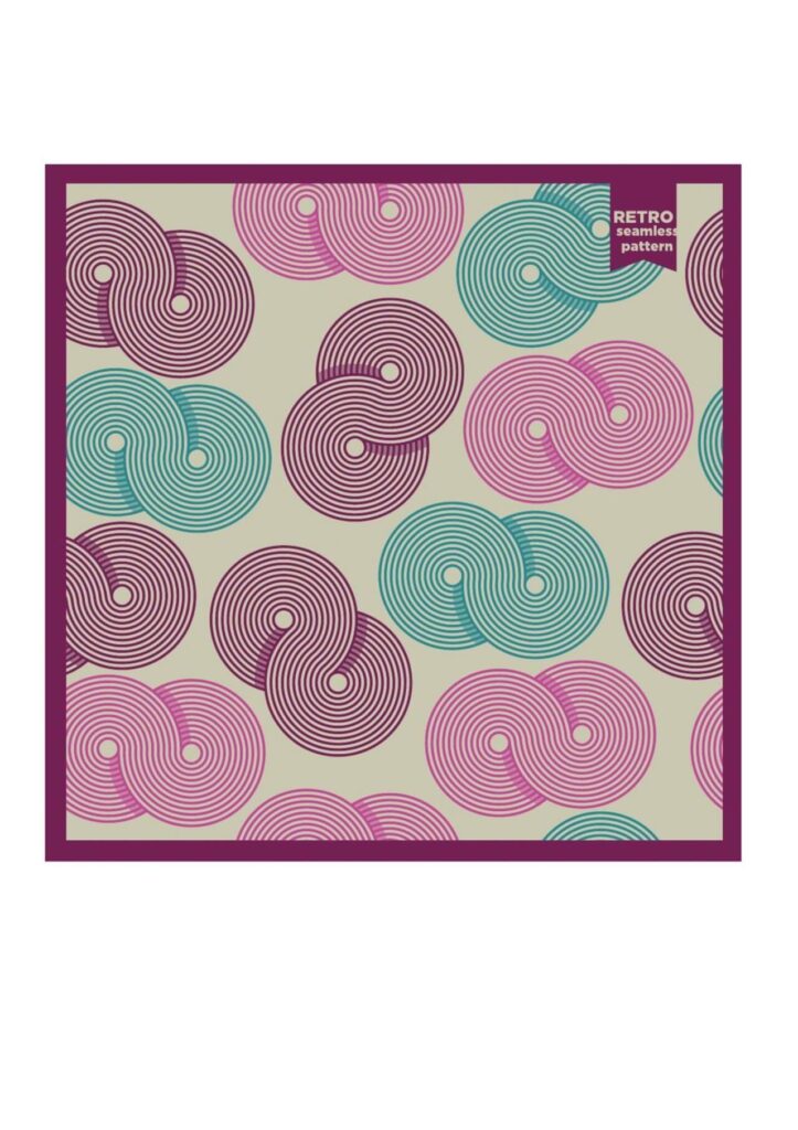 Retro seamless patterns