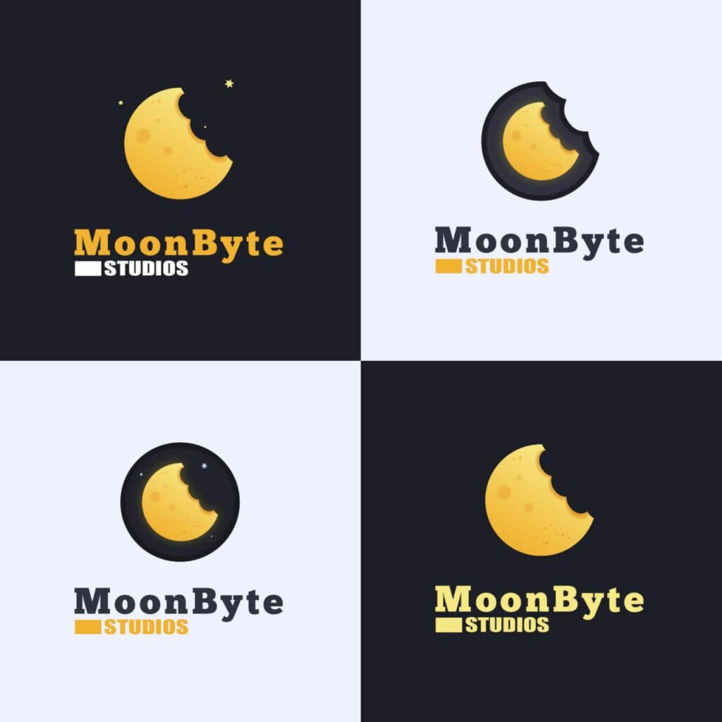 Moon Byte Logo Design