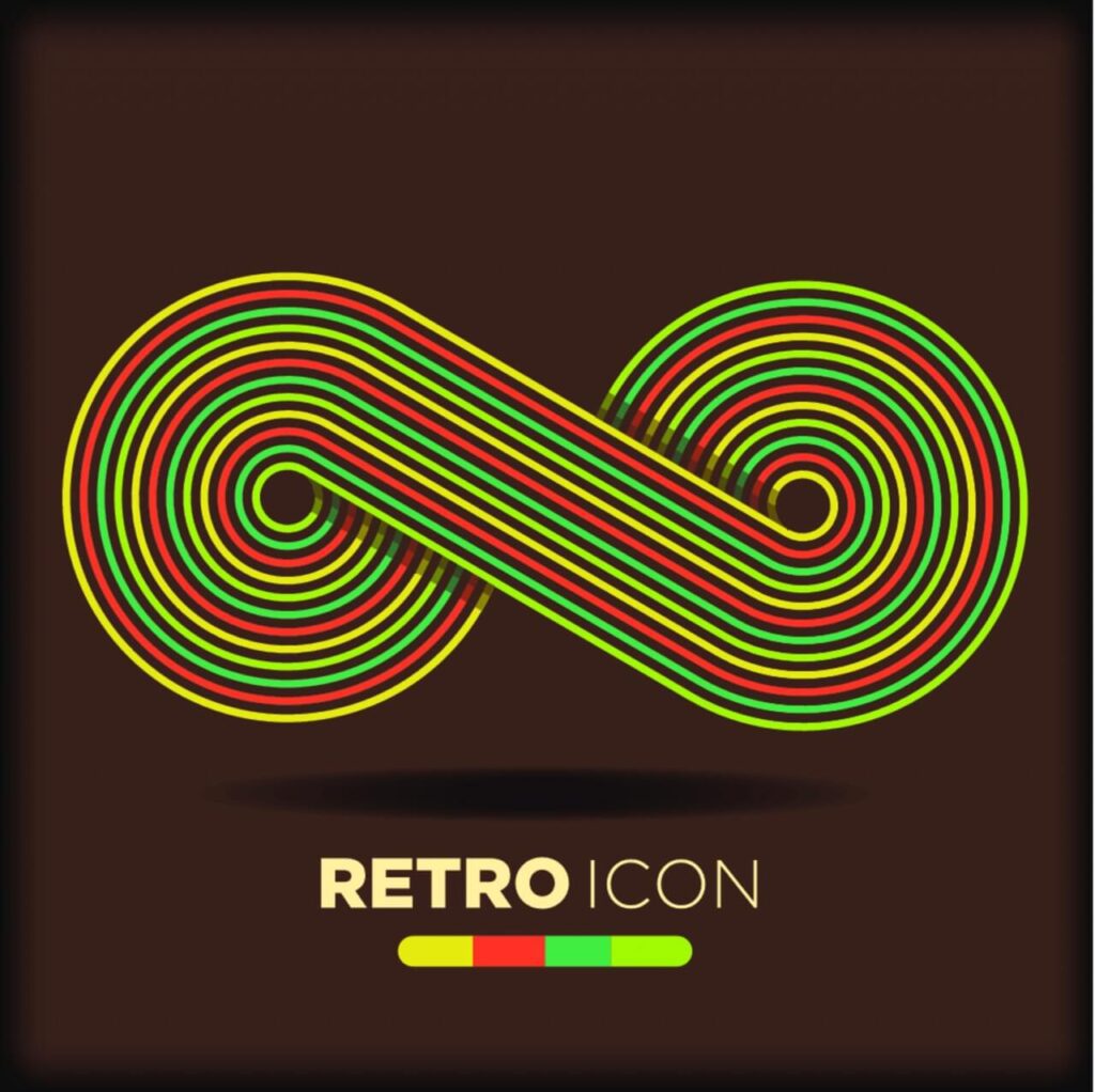 Retro icon background