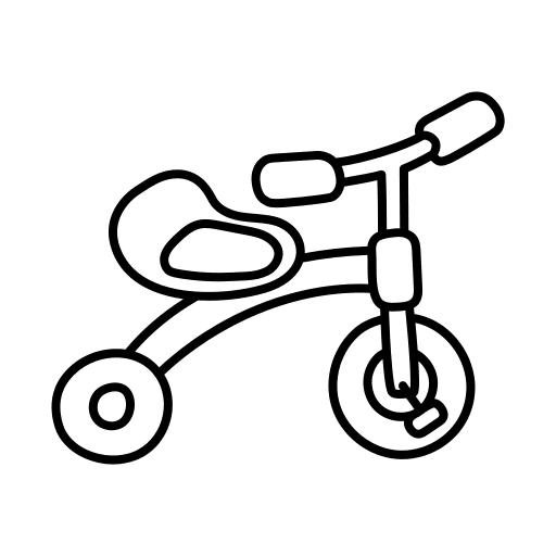 Tricycle, bicycle, bike icon