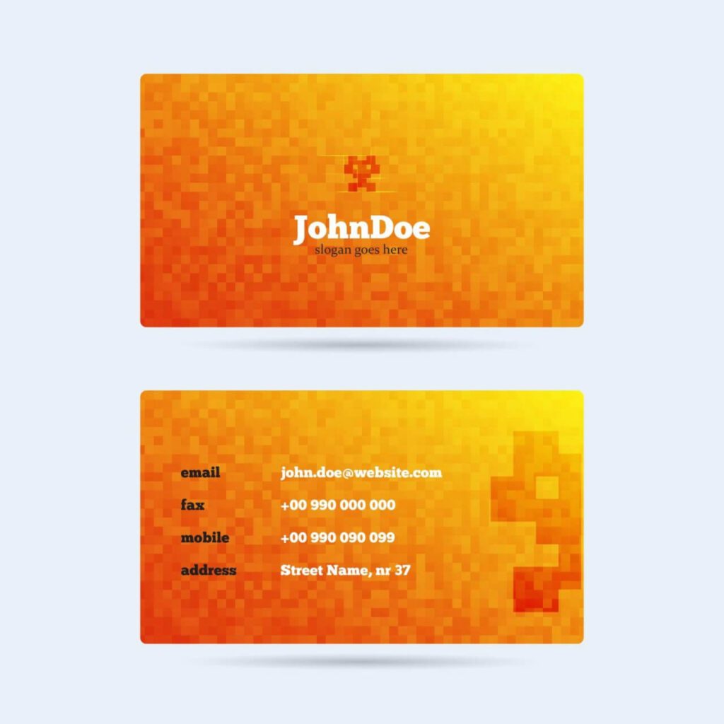 Pixel Monster Business Card