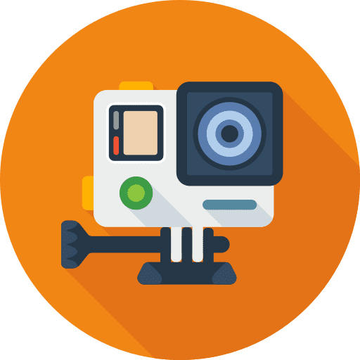 Camera, movie, device icon