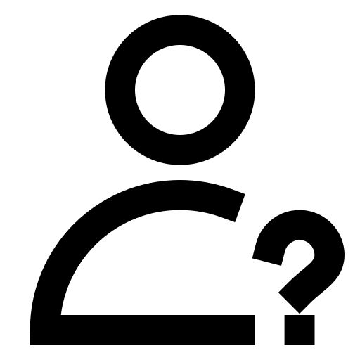 User, question icon