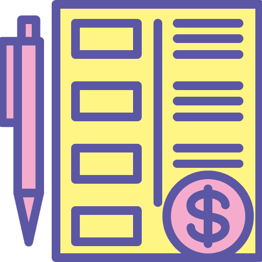 Invoice, item, itemdescription icon