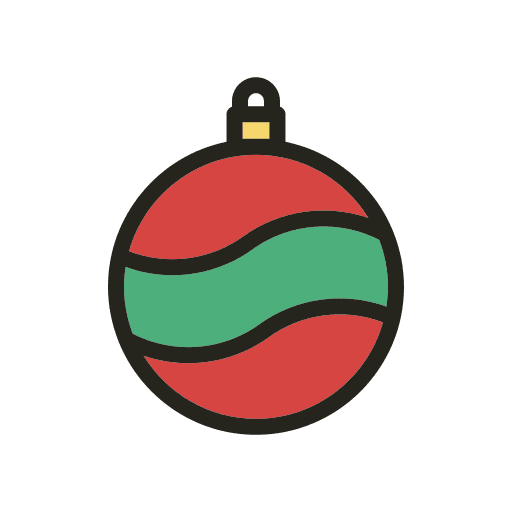 Ball, christmas, christmas tree icon