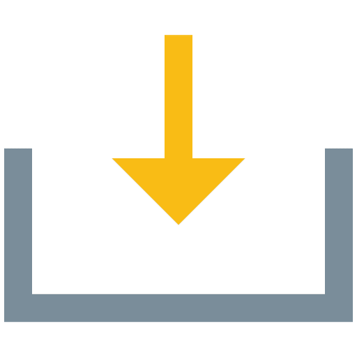 Download, arrow, down arrow icon