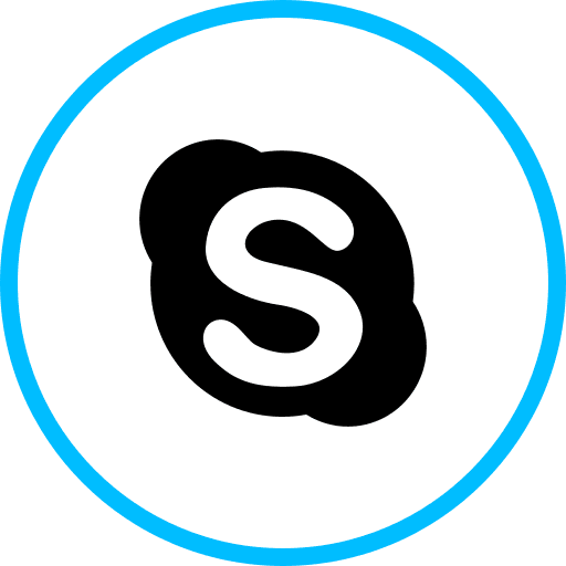 Skype, logo, social icon