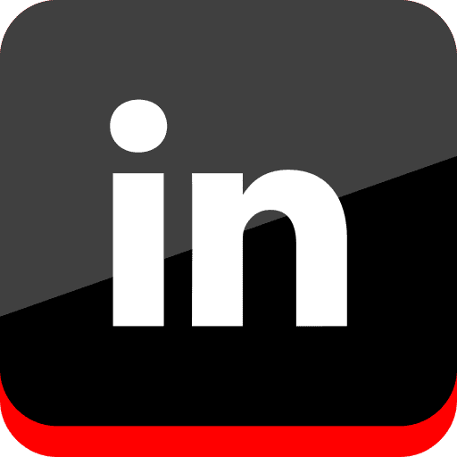 Linked, in, online icon