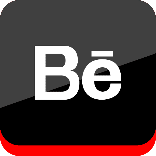 Behance, online, social icon