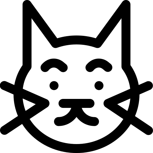 Cat, mask, animal icon