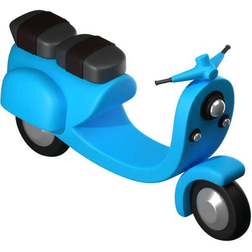 Vespa, motorcycle, scooter icon