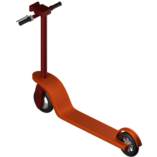 Scooter, kick scooter, transportation icon