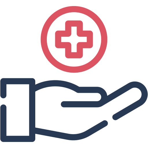 Medical, services, cross icon