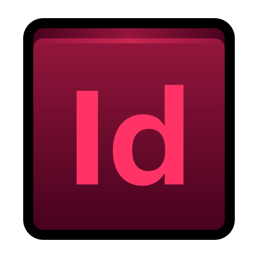 Adobe indesign, in design icon