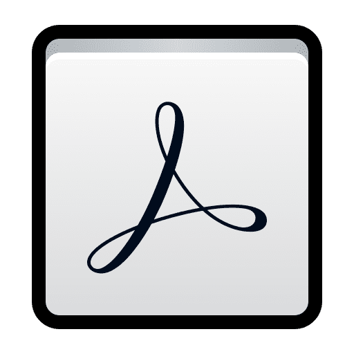 Acrobat, distiller, pdf icon