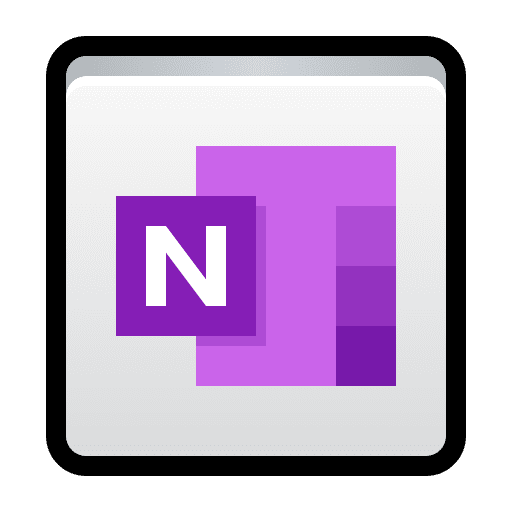 Microsoft, one, note icon