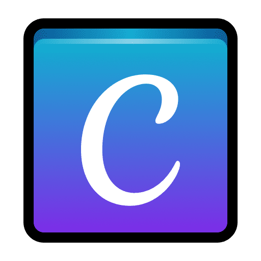 Canva, graphic, design icon