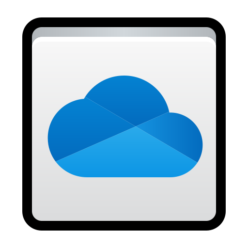 Microsoft, onedrive, one drive icon