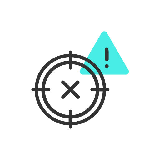 Error, detection, fraud icon