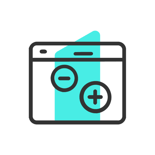 Enterprise, accounting, calculation icon