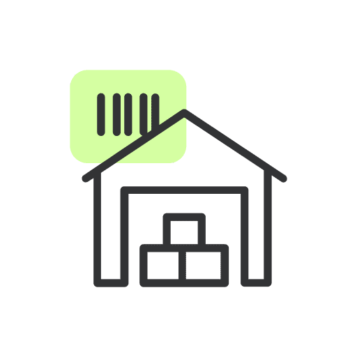 Warehouse, management, storehouse icon