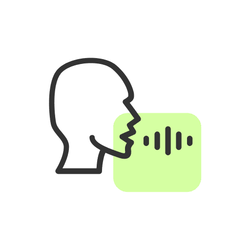 Voice, control, microphone icon