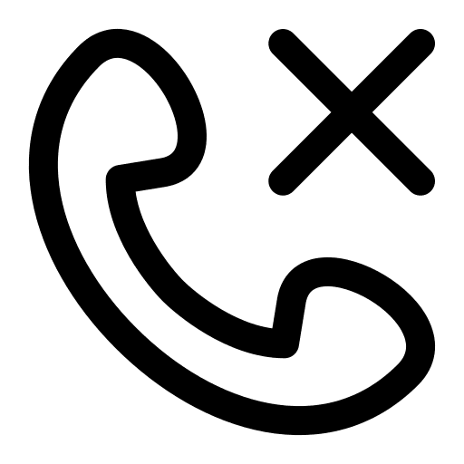 Telephone, missedcall icon