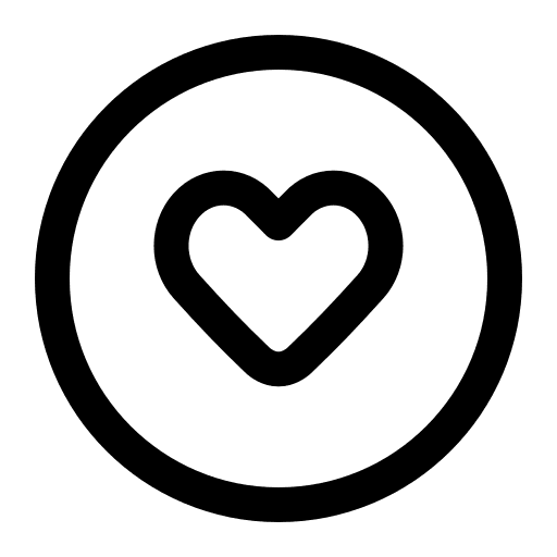 Circle, love icon