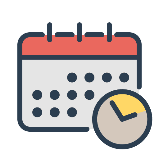 Clock, manage, schedule icon