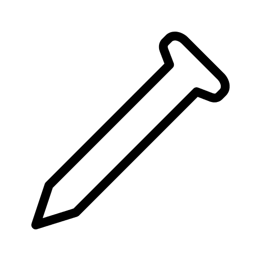 Nail, tool, construction icon