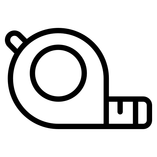 Meansure, drawing, geometry icon