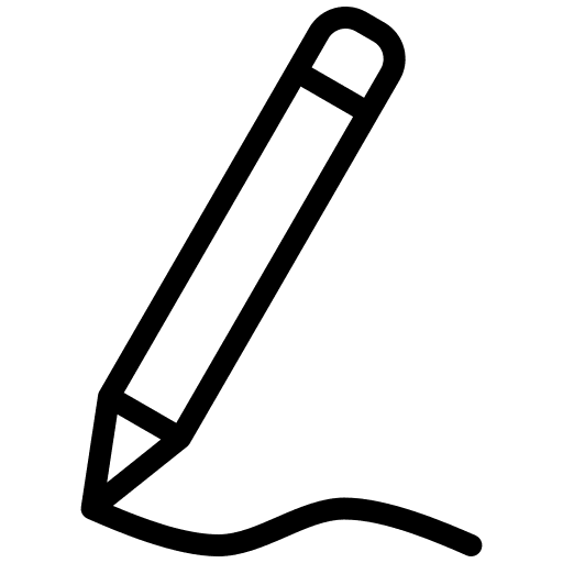 Pencil, tool icon