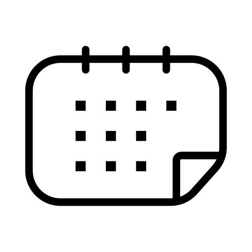 Calender, date, schedule icon icon