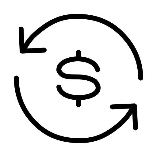 Currency, conversion, currency exchange icon