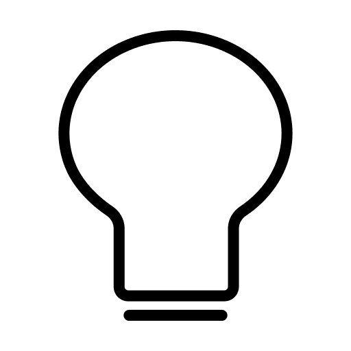 Light, bulb, electricity icon