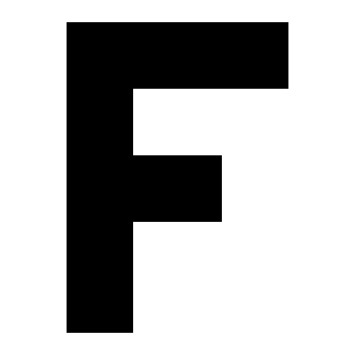 Letter, f, letter f icon