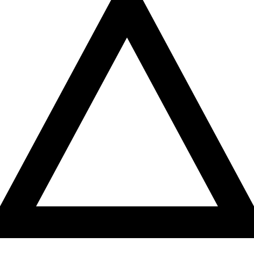 Triangle, geometry, pyramid icon