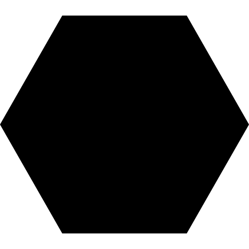 Hexagon, shape, geometry icon