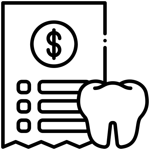 Invoice, dentist, document icon