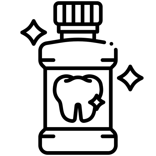 Mouthwash, wash, mouth icon