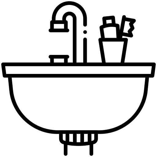 Sink, dental, dentist icon