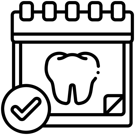 Calender, dental, schedule icon