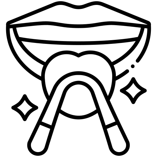 Tongue, cleaner, oral icon