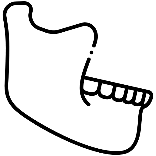 Jaw, orthodontic, teeth icon