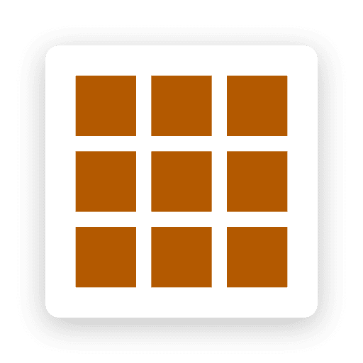 View, grid, web layout icon