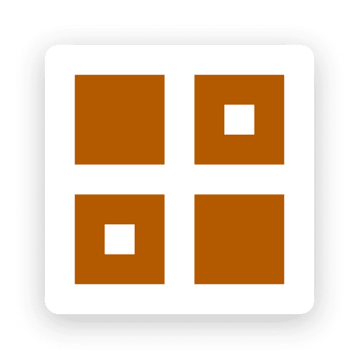 Squares, modules, css icon